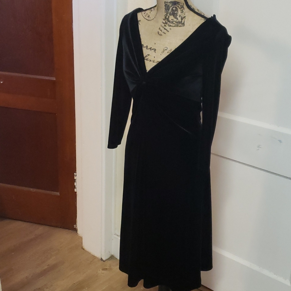 Black tight dress